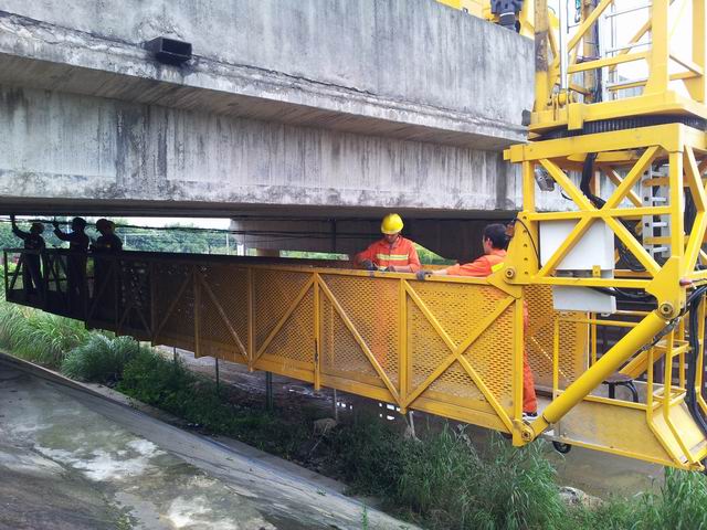 福銀高速沙堤大橋加固檢測(cè)